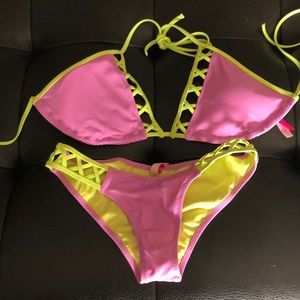 VICTORIA’S SECRET NEON BIKINI SET
